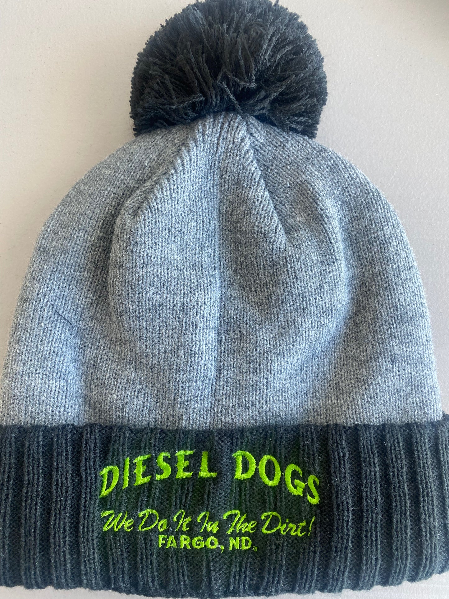 Black and Grey Winter Hat